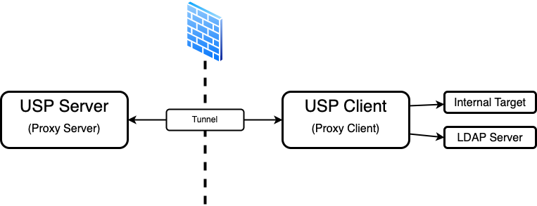 Relationship Between the Proxy Server, Tunnels, and Proxy Clients, and How They Work Together